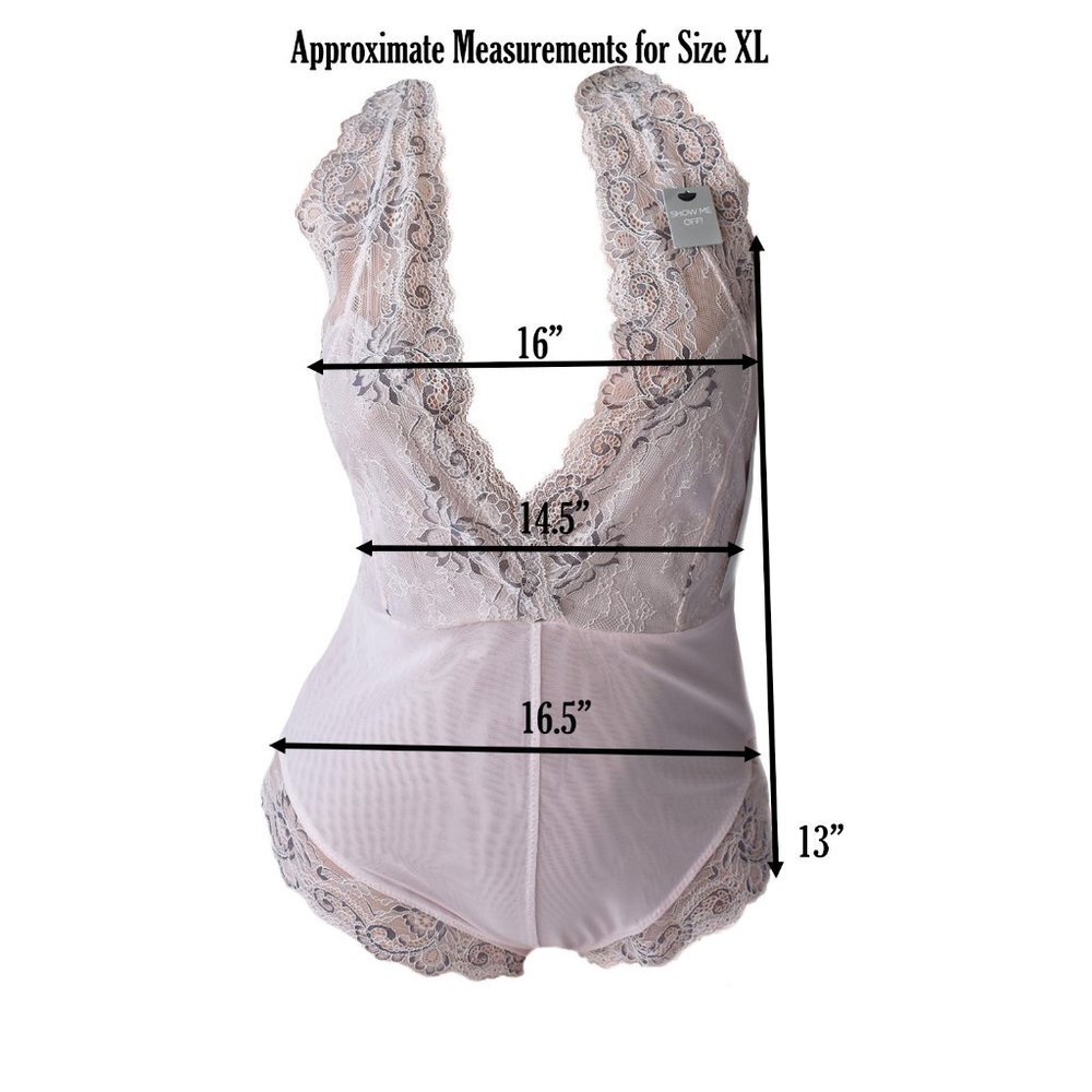 Marilyn Monroe Women’s Lace Bodysuit ‘Show Me Off’ Sexy Lingerie Sleepwear - Picture 8 of 8